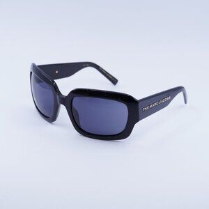 Marc Jacobs MARC 574/S 0807 IR Sunglasses Black Square Frame, Grey Lenses
